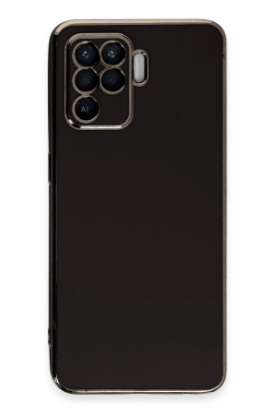 Newface Oppo Reno 5 Lite Kılıf Volet Silikon - Siyah resmi