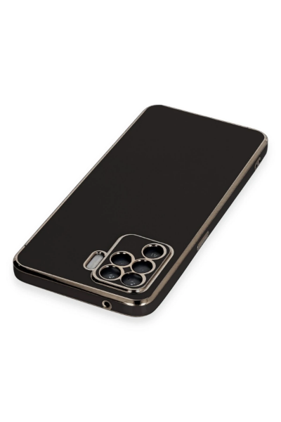 Newface Oppo Reno 5 Lite Kılıf Volet Silikon - Siyah resmi