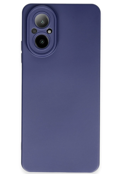 Newface Realme 12 Lite Kılıf Nano içi Kadife Silikon - Lacivert resmi