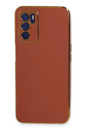 Newface Oppo A16 Kılıf Volet Silikon - Kırmızı resmi