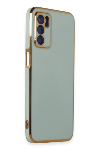 Newface Oppo A16 Kılıf Volet Silikon - Açık Yeşil resmi