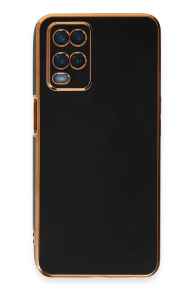 Newface Oppo A54 4G Kılıf Volet Silikon - Siyah resmi