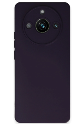 Newface Realme 11 Pro Kılıf Nano içi Kadife Silikon - Mor resmi