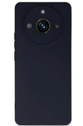 Newface Realme 11 Pro Kılıf Nano içi Kadife Silikon - Lacivert resmi