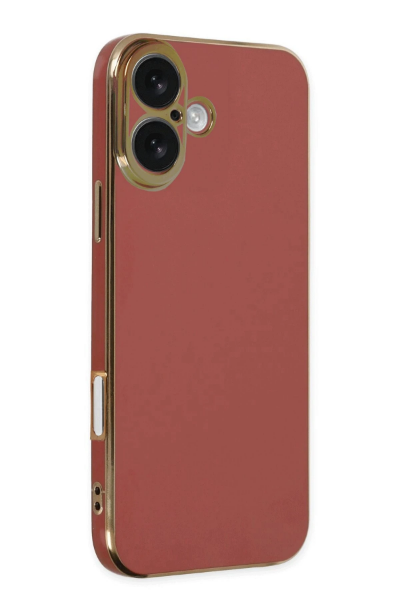 Newface iPhone 16 Kılıf Volet Silikon - Kırmızı resmi