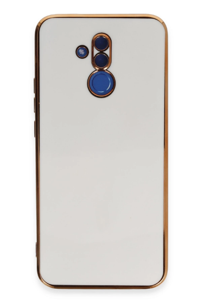 Newface Huawei Mate 20 Lite Kılıf Volet Silikon - Beyaz resmi