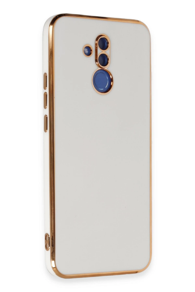 Newface Huawei Mate 20 Lite Kılıf Volet Silikon - Beyaz resmi