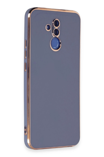 Newface Huawei Mate 20 Lite Kılıf Volet Silikon - Mavi resmi