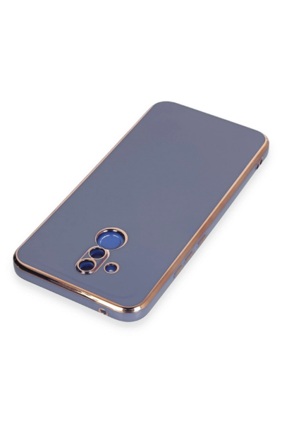 Newface Huawei Mate 20 Lite Kılıf Volet Silikon - Mavi resmi