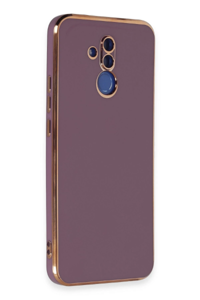 Newface Huawei Mate 20 Lite Kılıf Volet Silikon - Mor resmi