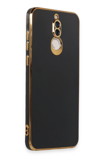 Newface Huawei Mate 10 Lite Kılıf Volet Silikon - Siyah resmi