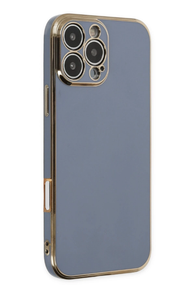 Newface iPhone 16 Pro Max Kılıf Volet Silikon - Mavi resmi