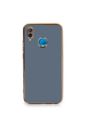 Newface Huawei P20 Lite Kılıf Volet Silikon - Mavi resmi