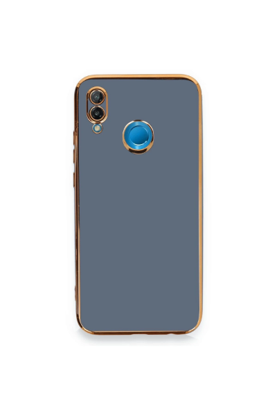 Newface Huawei P20 Lite Kılıf Volet Silikon - Mavi resmi