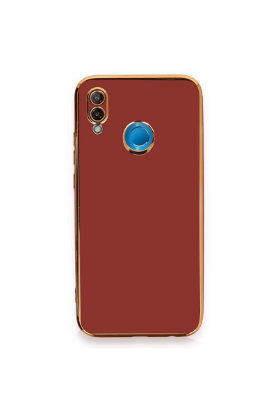 Newface Huawei P20 Lite Kılıf Volet Silikon - Kırmızı resmi