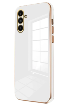 Newface Samsung Galaxy M15 Kılıf Volet Silikon - Beyaz resmi
