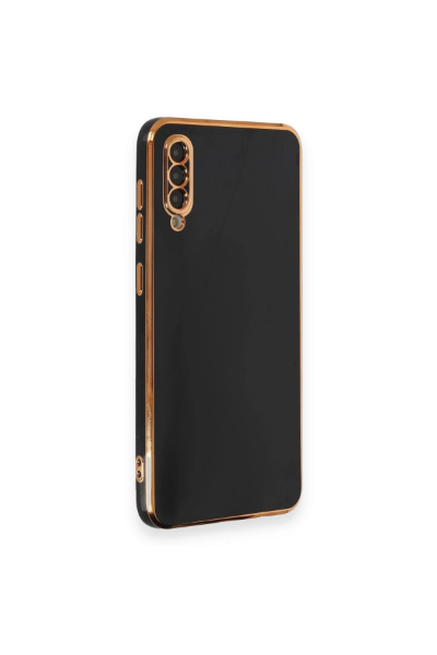Newface Samsung Galaxy A70 Kılıf Volet Silikon - Siyah resmi