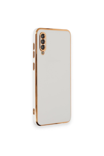 Newface Samsung Galaxy A70 Kılıf Volet Silikon - Beyaz resmi