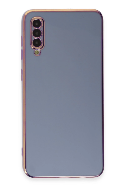 Newface Samsung Galaxy A50 Kılıf Volet Silikon - Mavi resmi