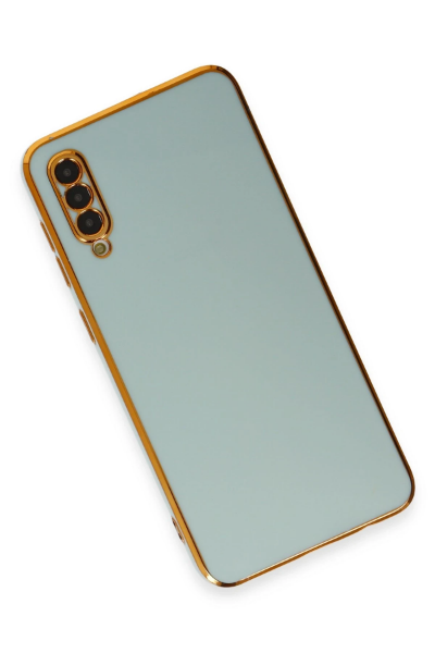Newface Samsung Galaxy A50 Kılıf Volet Silikon - Açık Yeşil resmi