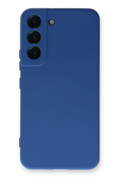 Newface Samsung Galaxy S23 Kılıf Nano içi Kadife Silikon - Mavi resmi