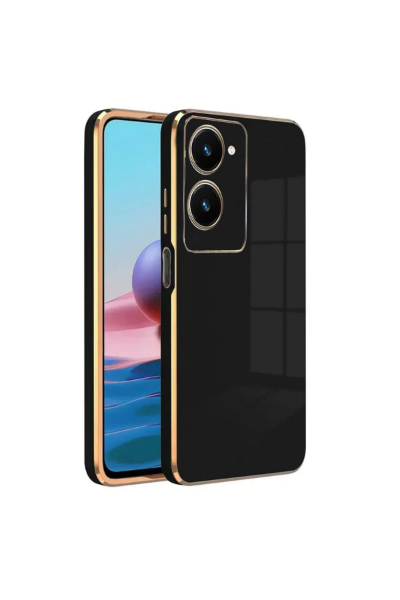 Newface Vivo Y18 Kılıf Volet Silikon - Siyah resmi