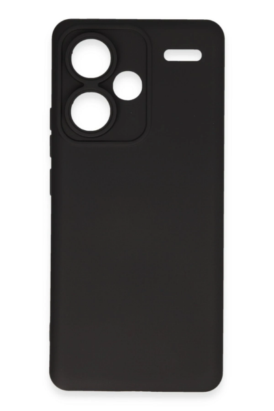 Newface Xiaomi Redmi Note 13 Pro Plus Kılıf Nano içi Kadife Silikon - Siyah resmi