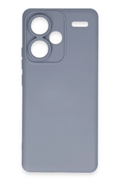 Newface Xiaomi Redmi Note 13 Pro Plus Kılıf Nano içi Kadife Silikon - Gri resmi