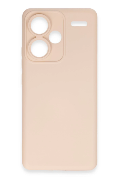 Newface Xiaomi Redmi Note 13 Pro Plus Kılıf Nano içi Kadife Silikon - Pudra resmi