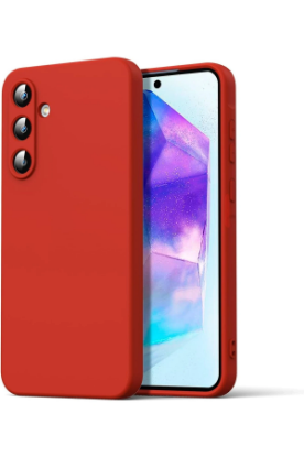 Newface Samsung Galaxy A16 5G Kılıf Nano içi Kadife Silikon - Kırmızı resmi