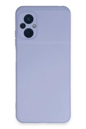 Newface Xiaomi Poco M5 Kılıf Nano içi Kadife Silikon - Lila resmi