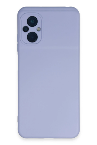 Newface Xiaomi Poco M5 Kılıf Nano içi Kadife Silikon - Lila resmi