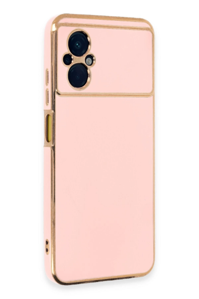Newface Xiaomi Poco M5 Kılıf Volet Silikon - Pembe resmi