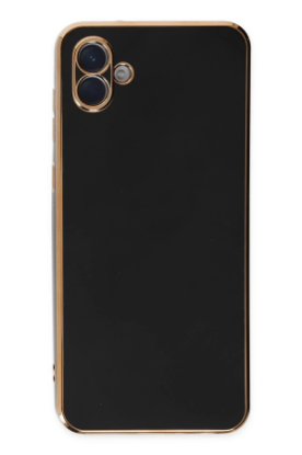 Newface Samsung Galaxy A04E Kılıf Volet Silikon - Siyah resmi