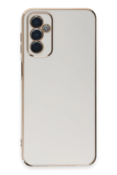 Newface Samsung Galaxy A14 4G Kılıf Volet Silikon - Beyaz resmi