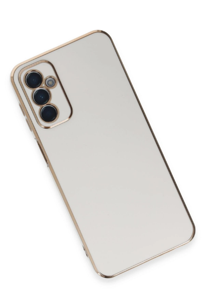 Newface Samsung Galaxy A14 4G Kılıf Volet Silikon - Beyaz resmi