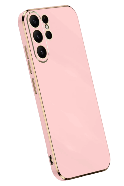 Newface Samsung Galaxy S25 Ultra Kılıf Volet Silikon - Pembe resmi
