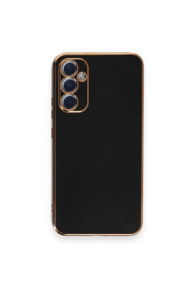 Newface Samsung Galaxy A34 5G Kılıf Volet Silikon - Siyah resmi