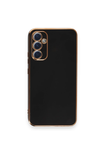 Newface Samsung Galaxy A34 5G Kılıf Volet Silikon - Siyah resmi