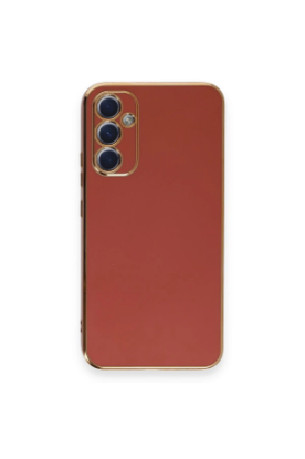 Newface Samsung Galaxy A34 5G Kılıf Volet Silikon - Kırmızı resmi