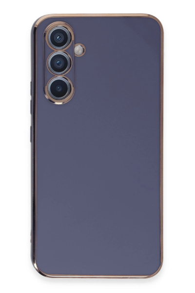 Newface Samsung Galaxy A54 5G Kılıf Volet Silikon - Mavi resmi