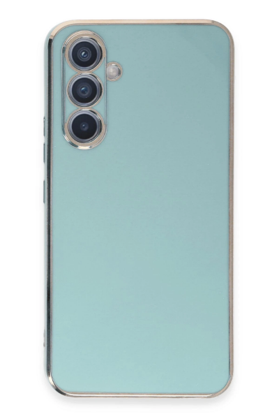 Newface Samsung Galaxy A54 5G Kılıf Volet Silikon - Açık Yeşil resmi