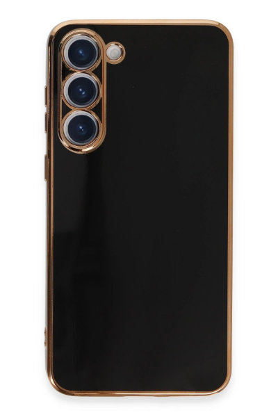 Newface Samsung Galaxy S23 Kılıf Volet Silikon - Siyah resmi