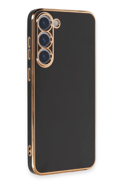 Newface Samsung Galaxy S23 Kılıf Volet Silikon - Siyah resmi