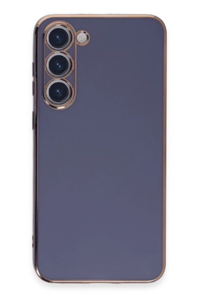 Newface Samsung Galaxy S23 Kılıf Volet Silikon - Mavi resmi