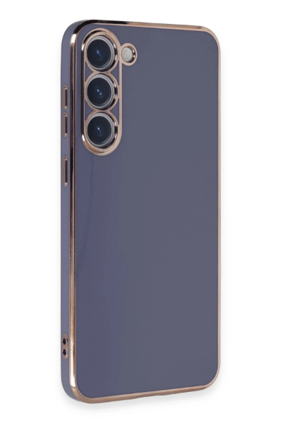 Newface Samsung Galaxy S23 Kılıf Volet Silikon - Mavi resmi