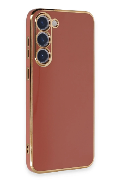 Newface Samsung Galaxy S23 Kılıf Volet Silikon - Kırmızı resmi