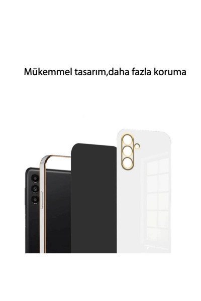 Newface Samsung Galaxy A26 Kılıf Volet Silikon - Beyaz resmi