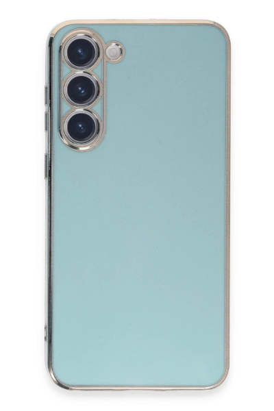 Newface Samsung Galaxy S23 Kılıf Volet Silikon - Açık Yeşil resmi