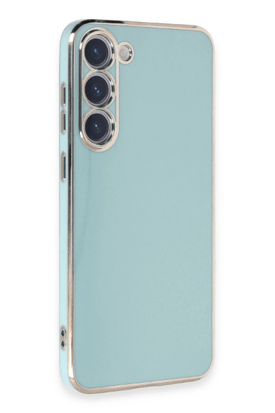 Newface Samsung Galaxy S23 Kılıf Volet Silikon - Açık Yeşil resmi